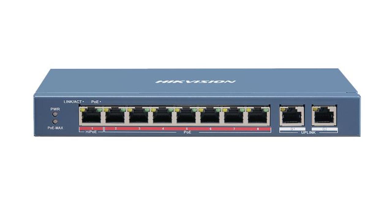 8 Port Fast Ethernet Unmanaged POE Switch