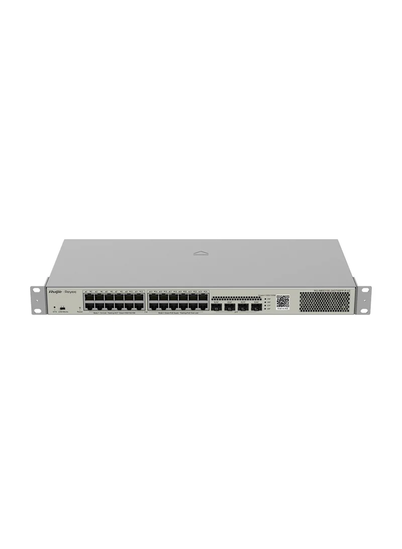 RG-NBS3100-24GT4SFP-P-V2, 28-Port Gigabit Layer 2 Cloud Managed PoE Switch