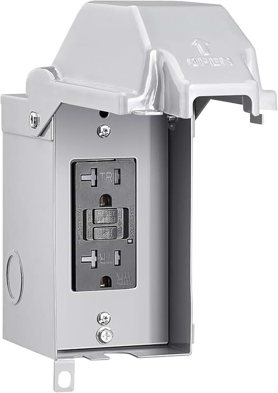 Wall Mounted - power outlet / Weather proof
