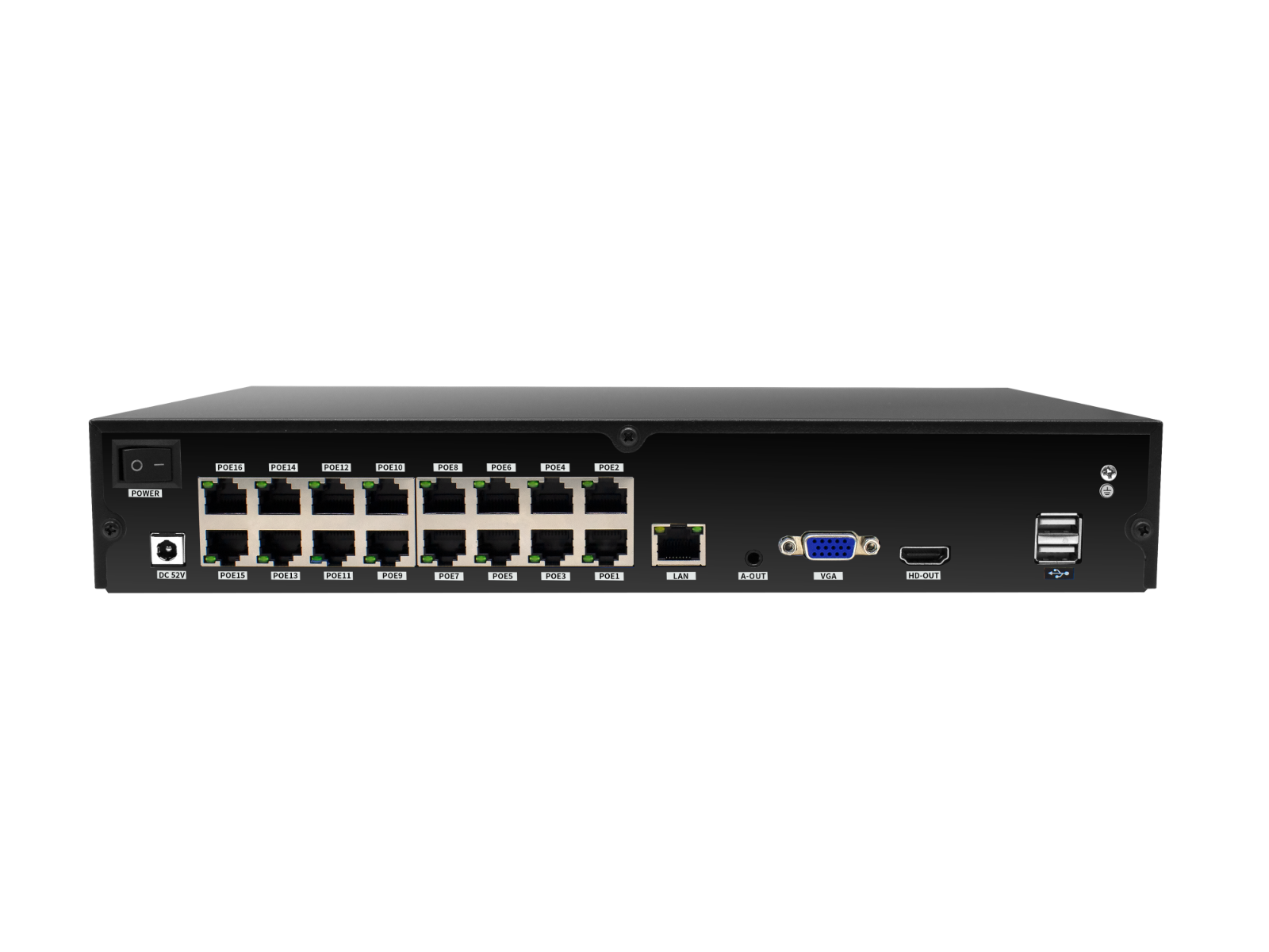 16CH 4K AI PoE NVR