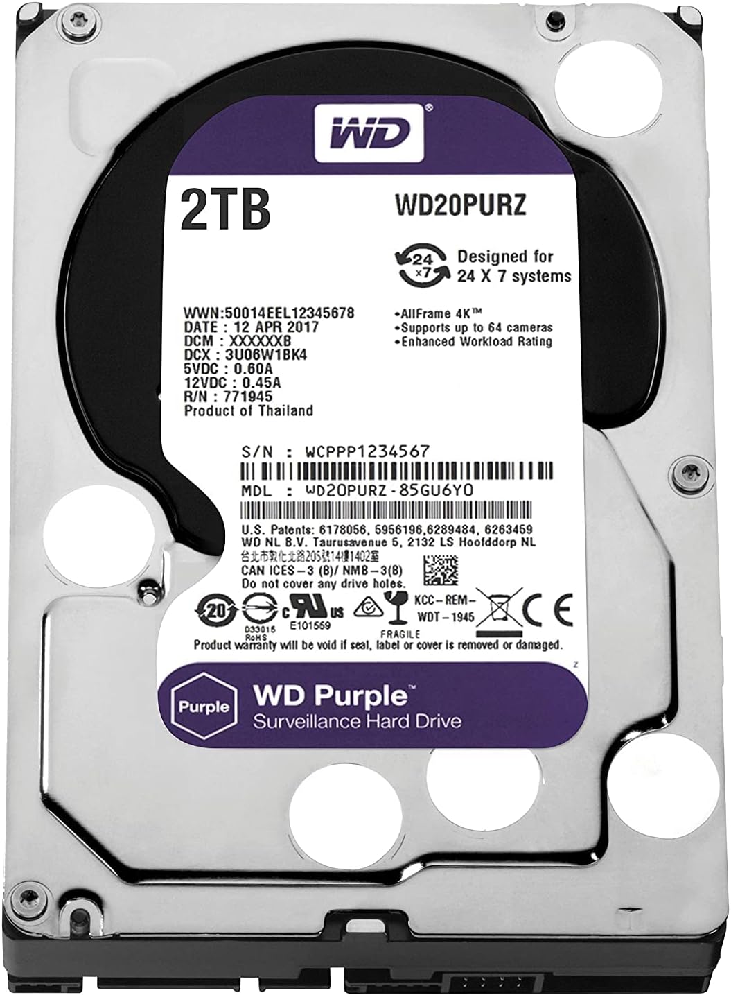 2TB WD HDD